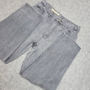 VTG Cutline Jeans Mens 36M Gray Denim Y2K Grungy Streetwear Straight Heavy
